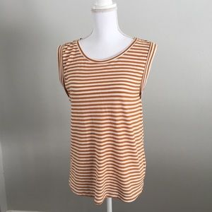 2/$10 J. Crew striped tee size medium